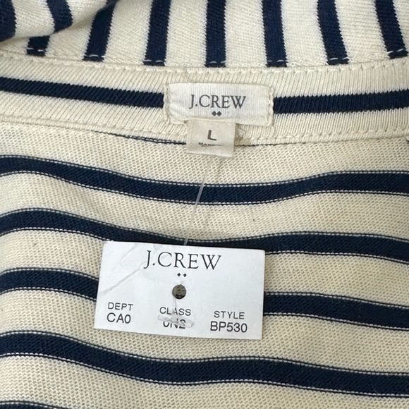 NWT J crew || woman’s striped blazer size Large - Picture 6 of 7